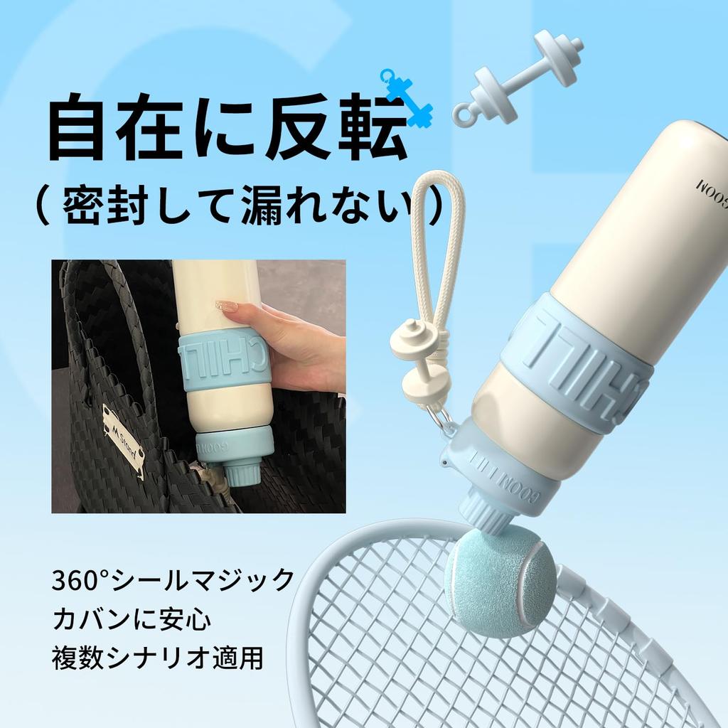 Бутылка для воды GERM объемом 680 мл с изоляцией от холода, бутылка из нержавеющей стали 31603 с трубочкой, большой емкости, с вакуумной изоляцией, бесшовный термос