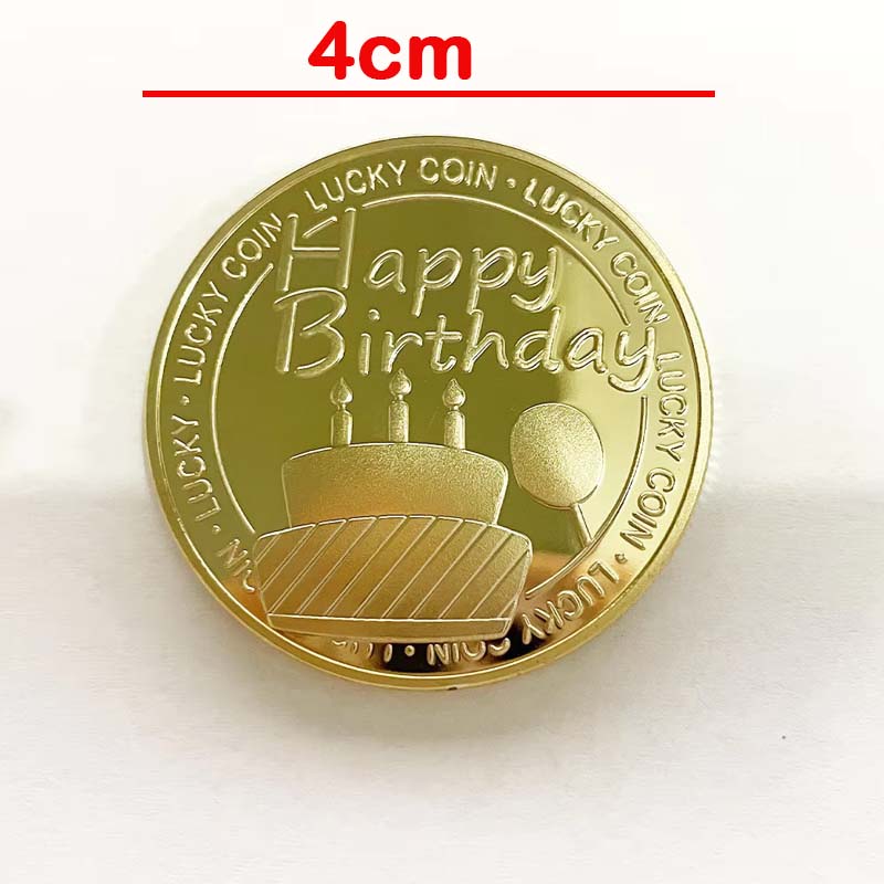 Commemorative Medal, Festival Celebration, Lucky Coin, Happy Birthday Commemoration