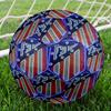 Atletico Madrid Print Size 5 Soccer Ball, Standard Match Football for Sports Game and Team Practice, Ideal Gift for Soccer Fans