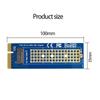 Cablecc NGFF NVME AHCI SSD to Express 4X Вертикальный адаптер для SSD Материнская плата M-Key PCI-E 3.0 и