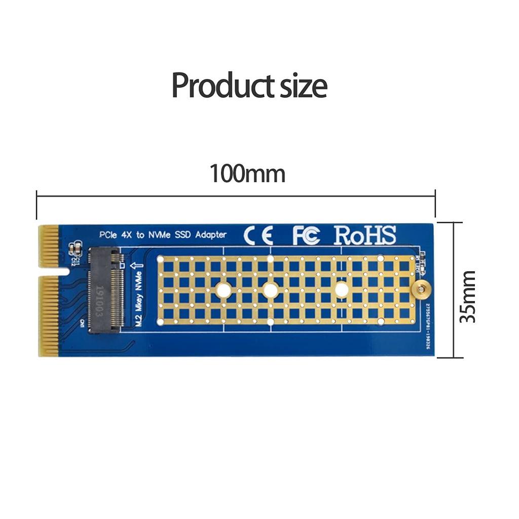 Cablecc NGFF NVME AHCI SSD to Express 4X Вертикальный адаптер для SSD Материнская плата M-Key PCI-E 3.0 и