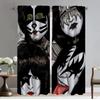 Rock-kiss кухонные шторы 2 шт. украшение на Хэллоуин противомоскитные шторы для гостиной тюль для спальни камера