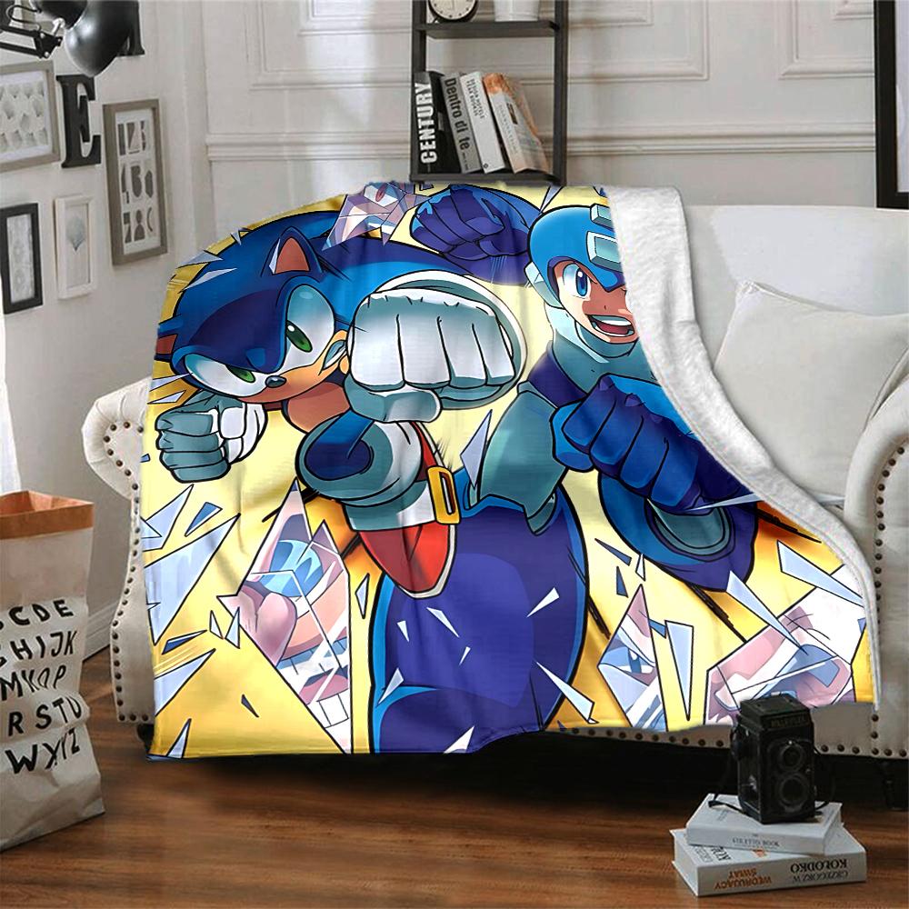 1Pc Superhero Teamup Flannel Blanket, Soft And Comfortable, Casual Warm, Camping Travel, Christmas, Halloween Xmas Gift N1125