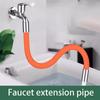 1 шт. Удлинительная труба для водопроводного крана, универсальная удлиненная водопроводная труба, удлинительная труба с защитой от брызг