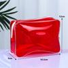 PVC Clear Travel Storage Bag Waterproof Durable Toiletry Makeup Organizer for College Dorm Bathroom Vacation