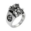 Accessories Personalized Retro Locomotive Engine Men's Rings Jewelry Accessories