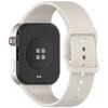Silicone Watch Band for Xiaomi Redmi Watch 6/5/4/Smart Band 9 Pro/8 Pro Replacement Strap with Pin Buckle