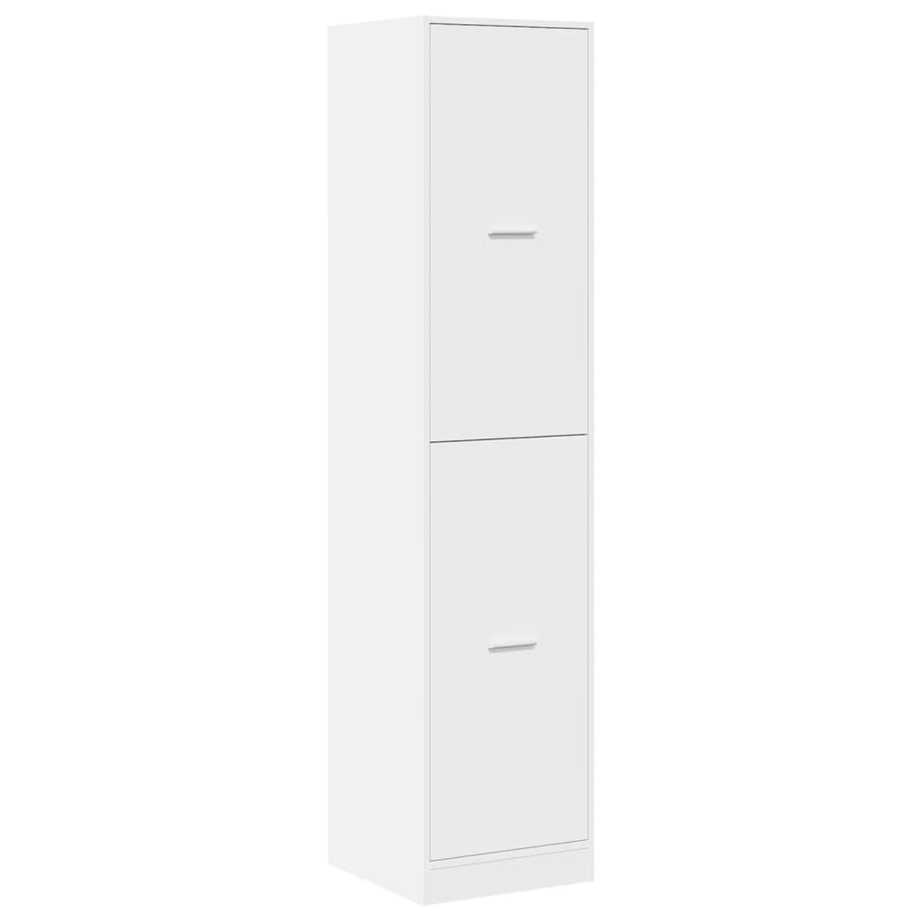 Vidaxl Szafka Apteczna, Biała, 40X41X174,5 Cm, Materiał Drewnopochodny