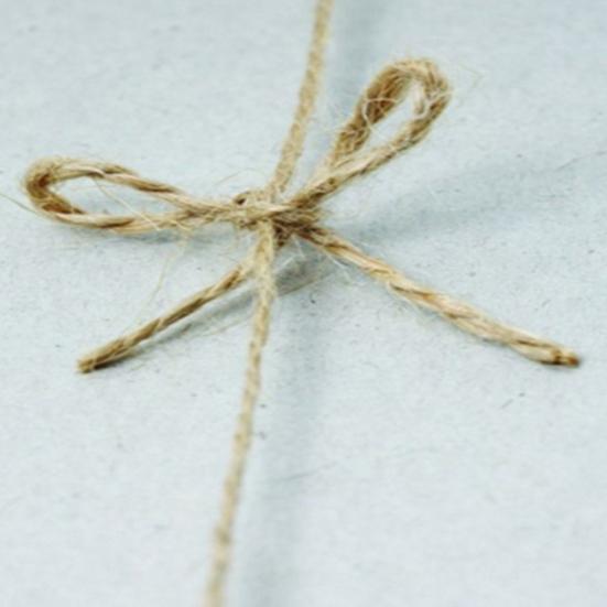 100 м джутовый шпагат натуральный 2 мм шнур свадебные украшения ремесла товары для вечеринок