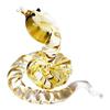 Zodiac Figurine Snake Glass Snake Figurine Year of the Snake Crystal New Year Figurine Snake Zodiac Glass Craft Mini Snake God Snake Figurine 2025