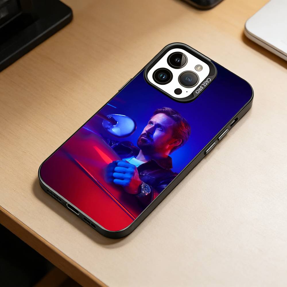 R-Райан Гослинг Чехол для телефона для iPhone 17,16,15,14,13,12,11 Plus,Pro Max,XS,Цветной Посеребренный Внутренний Чехол