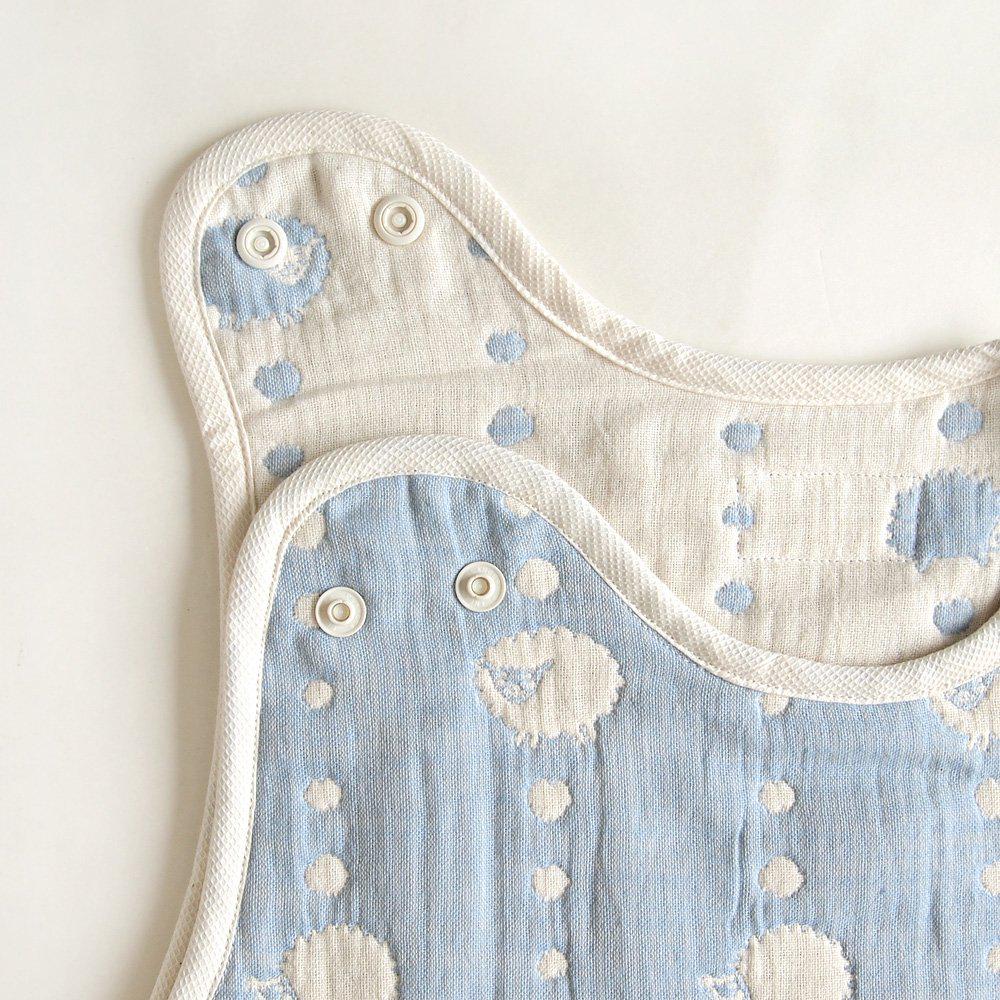 10mois Hoppetta Пушистая марлевая детская для новорожденных до 3 лет 58см 5260 - (6-слойная марля) Слипер, Старый, Синий, Длина,