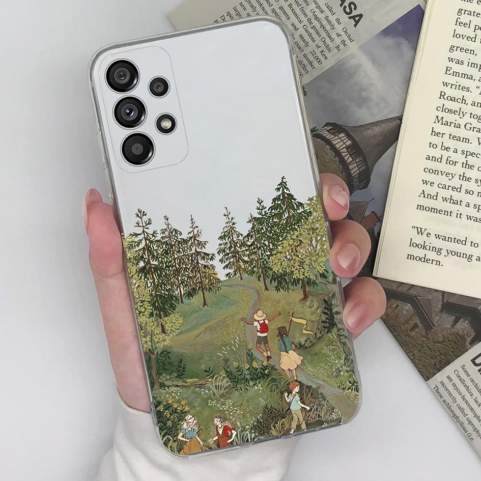 Чехол для телефона Samsung Galaxy F12 F13 F22 F23 A52 A23 A33 A72 A10, модный защитный мягкий силиконовый чехол для девочек для Samsung C5 7 8 9, бамперы для телефонов