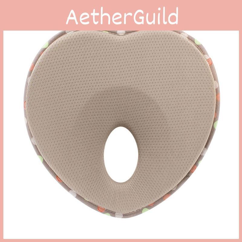 Kids Soft Baby Pillow Memory Foam Prevent Flat Head Anti Roll Neck Support