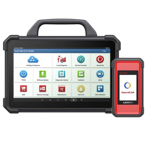 2025 Launch X-431 PAD VII PAD 7 Elite Automotive Diagnostic Tool Support Online Coding Programming and ADAS Calibration Get Free CRP123X