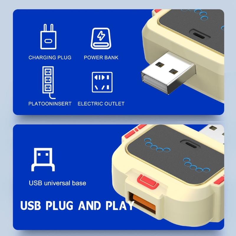 Английская голосовая команда USB-переключатель для 5 В 2 А вентилятора, лампы, увлажнителей с функцией автоматической регулировки скорости и яркости