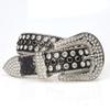 Women'S Belt Pin Buckle Rhinestone Lengthened And Widened Inlaid Belt Women'S Belt European And American Style Punk