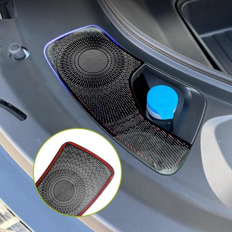 For Xpeng G9 3Pcs Front Engine Air Flow Vent Cover Trim Anti-Blocking Stainless Steel Protective Intake Covers Car Accessories