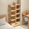 Multi-Level Bookshelf Floor Standing Storage Racks Office Display High Load-bearing Large Capacity Grid Saving Space Bookshelf