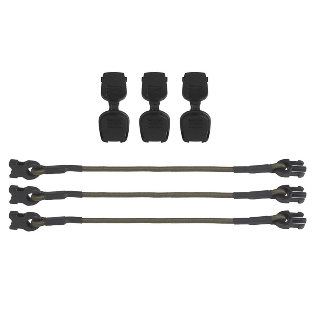 3Pcs/set with Quick-release Buckle Multipurpose Fixing Strap Outdoor Gear Organizing Rope Camping