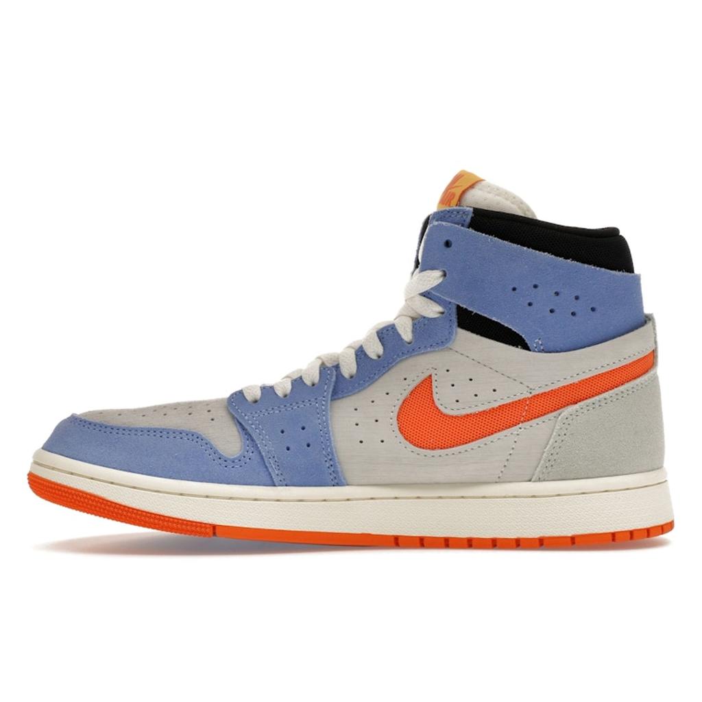 Air Jordan 1 High Zoom Comfort 2 Royal Pulse Alpha Orange Men Sneakers Blue Sail Light-Silver DV1307-184