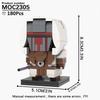 MOOXI Серия Моделей BrickHeadsed Набор MOC Кирпичи Модель Фигурки Действия Взрослые Конструкторы Детские Образовательные Игрушки Для Детей Подарок