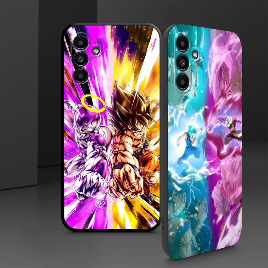 Dragon Ball Anime Vegeta Case for Samsung Galaxy A25 A35 A72 A24 A35 A32 A53 A22 A56 A33 A73 A52 A55 A25 A23 A54 Black Soft