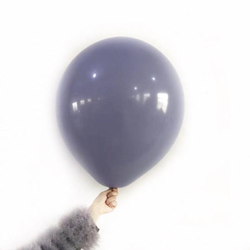 18-дюймовый большой латексный шар цвета макарон, яркий однотонный толстый воздушный шар на свадьбу, день рождения