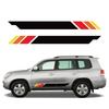 Автомобильные наклейки Боковые полосы на двери Комплект наклеек Для Land Cruiser 300 LC300 Prado 150 120 Водонепроницаемые ПВХ наклейки Автоаксессуары для экстерьера