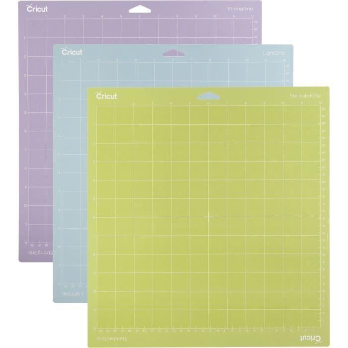 Accessoires Machines De Découpe et Presses À Chaud Cricut TAPIS DE DÉCOUPE VARIETY PACK, 30,5 CM X 30,5 cm