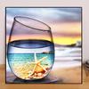 5D Diy Diamond Painting Starfish In Cup Diamond Embroidery Full Lay Anime Cross Stitch Kits Home Decor Handmade Gift