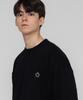 GRAVER [Unisex] Black Odd Flower Embroidered Sweatshirt_Black