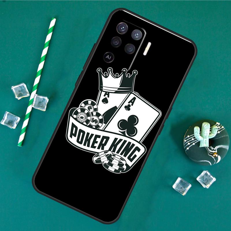 Кейс для карт Покер для Oppo A60 A40 A80 A16 A76 A96 A18 A38 A58 A78 A98 A91 A15 A17 A74 A94 A54 A57S Чехол