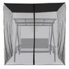 Outdoor Swing Chair Mesh Net Water Resistant Patio Seater Mesh Canopy Cover