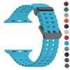Силиконовый ремешок Ocean для Apple watch band Ultra Series 9 SE iwatch 42мм 44мм 45мм 49мм 38мм 40мм 41мм correas 49 44 45 мм bands