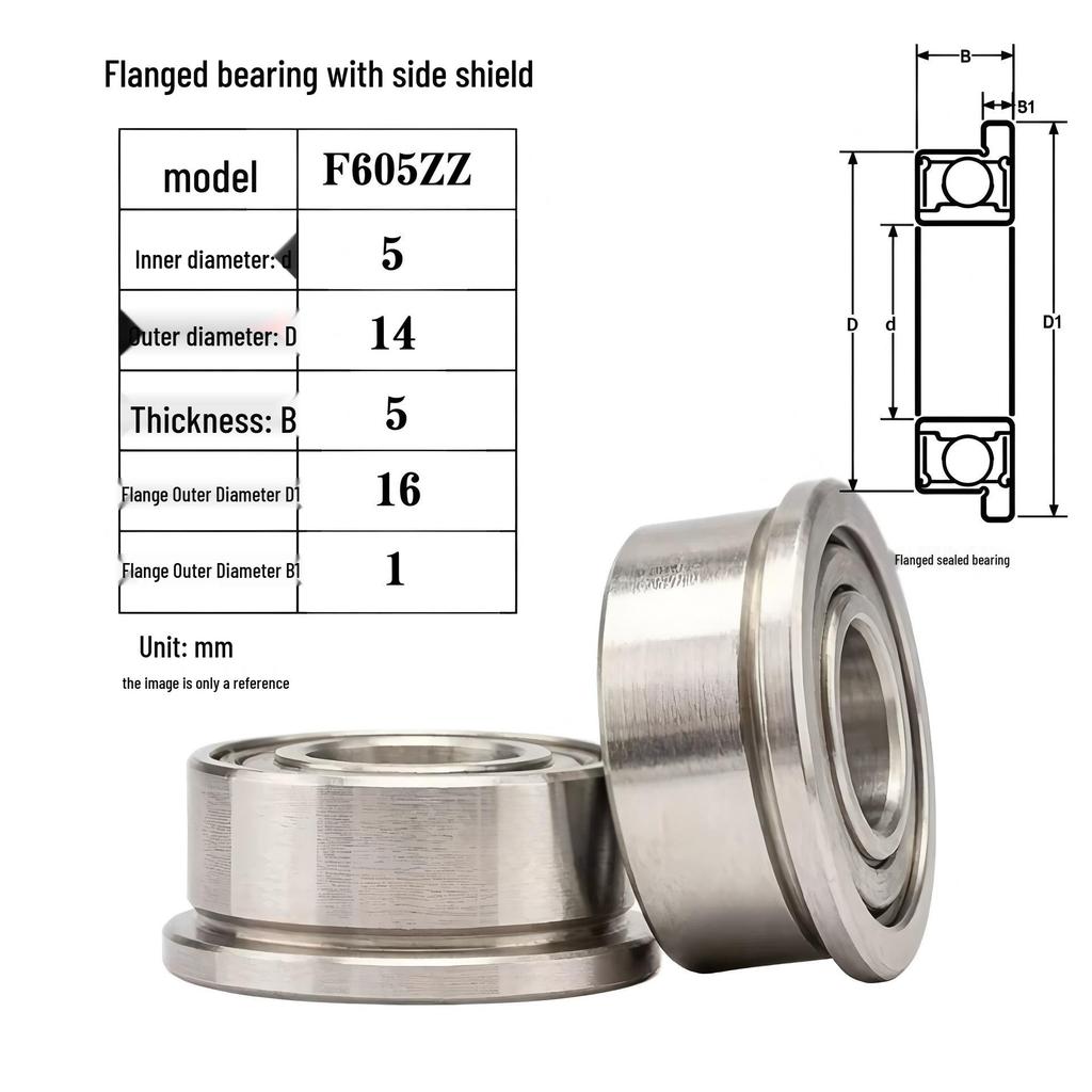 Mini Flanged Ball Bearings F603ZZ-F609ZZ