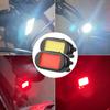 New Motorcycle Bike Light Night Riding Bicycle Tail Light Flashing Light Type-C Charge Waterproof COB Warning Light Cycling Lamp