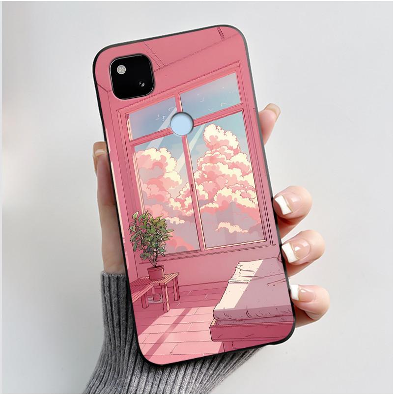 Чехол для телефона Google Pixel 4a 4G / 4a 5G, Ультратонкий, Тонкий, Эстетичный, Роскошный, Милый, Крутой, Для Мальчиков, Девочек, Мягкий Силикон, Матовый Чехол