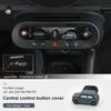 Silicone Car Central Control Button Protective Cover For Mini Cooper J01 F05 F65 F66 U25 F67 Ornament Start Stop Button Decorate zbfhp66