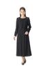 Black Formal Long Length Mourning Clothes Formal Clothes Ensemble Washable for Ceremonial Occasions [Margaret Gold] Women's M467-17