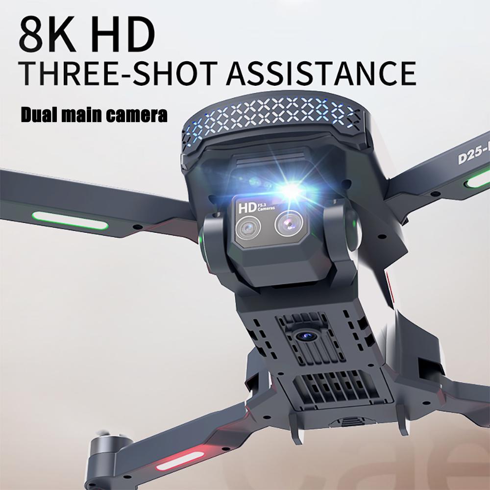 2025 New D25-PRO MAX Drone with Screen Remote Control 5G WIFI GPS 8k Professional ESC Camera WIFI FPV Drone RC Quadcopter Helicopter 5KM Toy Gift