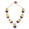 Necklace Bio-Tourmaline Quartz 14 Ct Gold Plated Jewelry 18-20''