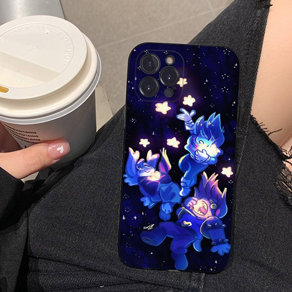 Чехол для телефона D-Deltarune Ralsei для iPhone 17 16 15 14 13 12 11 Pro Max Plus Черный корпус
