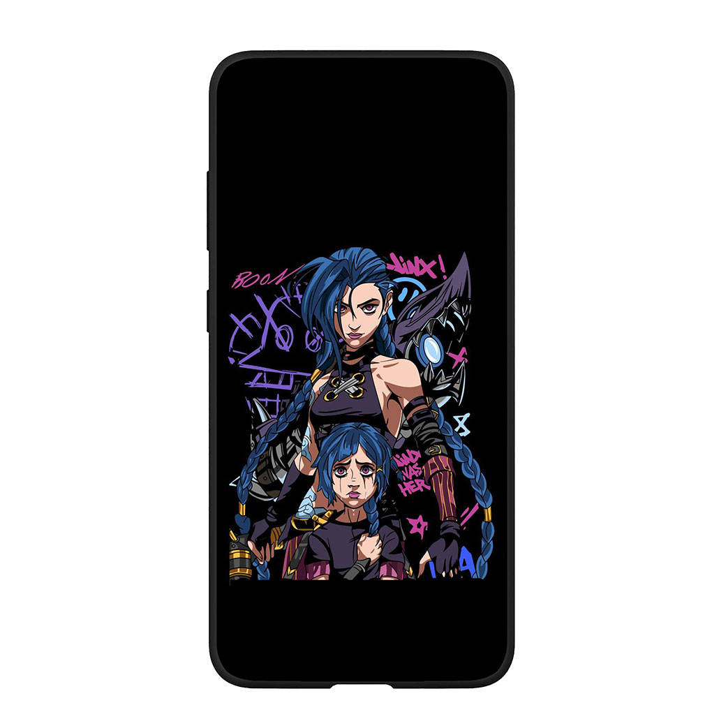 Для iPhone 16 15 Xiaomi Redmi Note 13 12 11 Pro Max X 9 14 Plus XR Samsung Galaxy S24 S23 9C Huawei OPPO чехол Jinx Arcanes Comics Vi Jayce чехол для телефона
