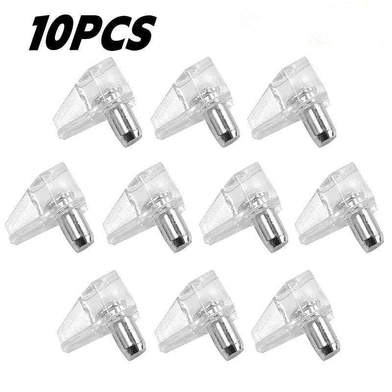 10/500 шт прозрачные полки шпильки колышки пластиковый ламинат поддержка шкаф полки гардероба стеклянная пластина поддержка мебельная фурнитура