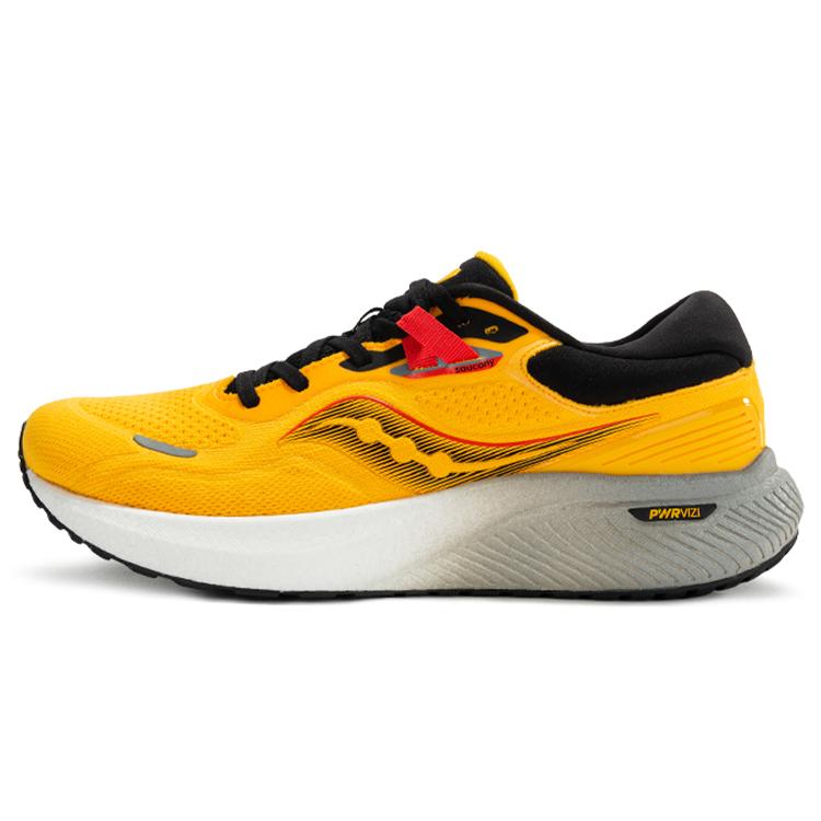 SAUCONY Surge 1 Устойчивые к истиранию Дышащие Низкие Повседневные Беговые Кроссовки Мужские Черно-Желтые S28179-3