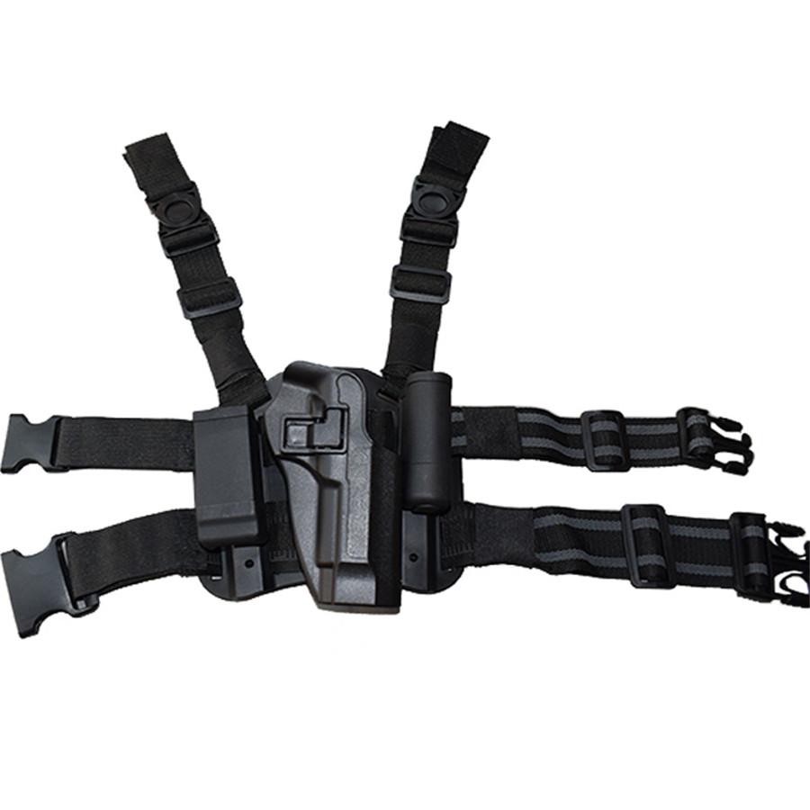 Tactical Right Hand Drop Leg Thigh Pistol Holster for Glock17 19 22 23 31 32