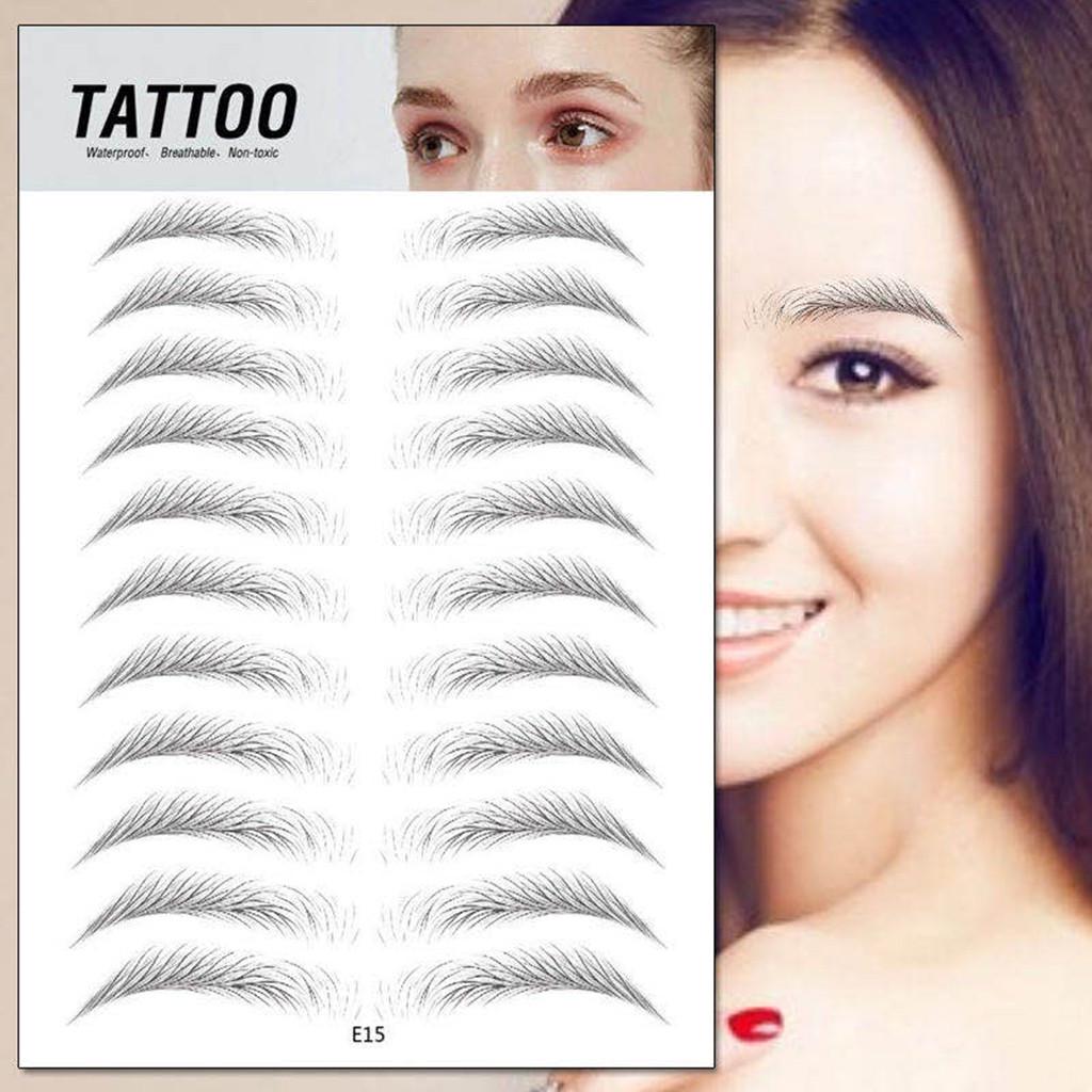 4D Hair-Like Authentic Eyebrows Grooming Shaping Brow Shaper Макияж Наклейка для бровей