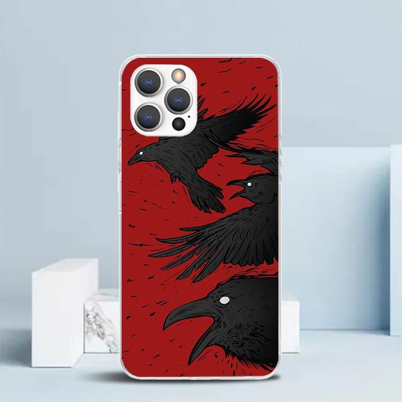Японская татуировка Темного Дракона Чехол для телефона Для IPhone 16 17 Air 16E 15 14 Plus 13 Mini 12 11 Pro Max 7 8 + SE 2020 Мягкий ТПУ Задняя крышка