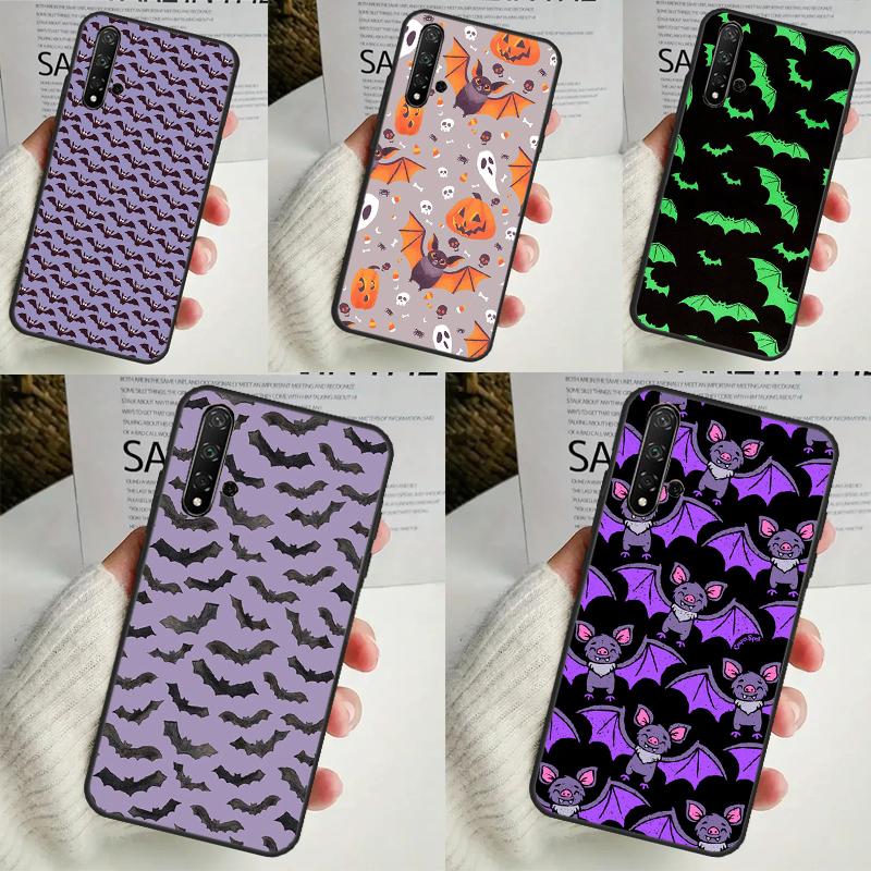 Halloween Vampire Bats Funda For Huawei Nova Y91 Y90 Y70 Y60 Y61 9 10 SE 11i 8i 7i 3i 5T P30 P40 Lite P60 Pro Case